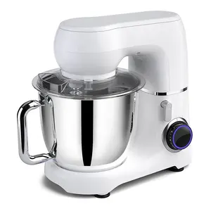 Maison Nourriture Processeurs Pétrissage Machine4.5L Bol Relevable Crochet à Pâte Pain mélangeur de Support pour la Cuisson Des Biscuits avec Couvercle