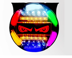 Đèn hậu xe tải <span class=keywords><strong>LED</strong></span> đa chức năng, đèn xi nhan, đèn angel eyes, độ sáng cao, đèn phanh, đèn xi nhan chạy nước - Product Image 4