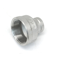 Usine Vente 304 En Acier Inoxydable Filetage Coulée Raccord De Tuyau NPT BSPP filetage Mamelon Plug Union Plomberie Matériaux Fournisseurs