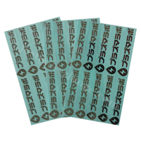 Conception libre faite sur commande de logo autocollant nickel étiquette signe électroformage nickel en métal logo plaques avec 3m adhésif transparent