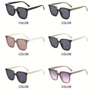 Gafas de Sol Cuadradas Extra Grandes con Logotipo Personalizado, Diseño Retro 2025, Montura Negra Grande, Protección UV400 para Mujer - Product Image 6