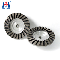 125mm Turbo Diamant Segment Tasse Meule Disque Métal Collé Abrasif pour Application D'ébavurage