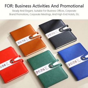 Promotional Gift PU Leather <b>Notebook</b> Luxury Custom logo A5 Agenda 2026 Planners and Journal <b>Notebooks</b> Custom - Product Image 4