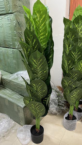 Искусственное дерево Бонсай 150 см в горшке, вечнозеленое, для домашнего интерьера - Product Image 6