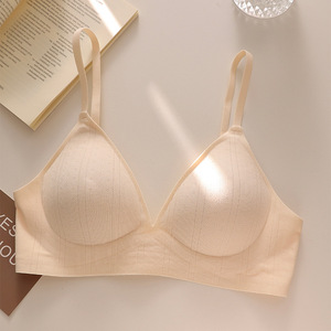 Soutien-gorge pour adolescente, conception gothique Shufulei, respirant, à bonnets triangulaires, sans armatures, confortable, 100% coton, toutes tailles - Product Image 4