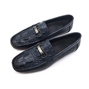 Vente en gros d'usine Mode Professionnel Bleu Noir Classique <span class=keywords><strong>Luxe</strong></span> Marque de renom Haute qualité Cuir <span class=keywords><strong>italien</strong></span> pur Haute tige Hiver <span class=keywords><strong>Homme</strong></span> - Product Image 1