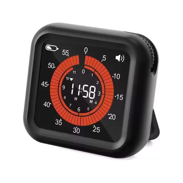 USB Rechargeable Positive Countdown Timer Progress Bar Newest Rotate Knob Visualization Magnetic Analysing Measuring Instruments