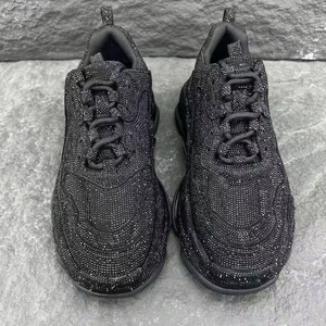 2026 Luxury Designer Sneakers Bling Rhinestone Chunky Crystal Embellished Platform Shoes Thick Sole Fashion Trainers for Women - Product Image 3