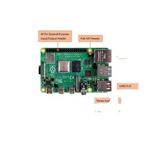 Carte de développement Raspberry Pi <span class=keywords><strong>4</strong></span> 4B BCM2712 Quad Core <span class=keywords><strong>Cortex</strong></span> A72 5GHz <span class=keywords><strong>4</strong></span> Go de RAM Wi-Fi double bande POE Linux USB-C - Product Image 3