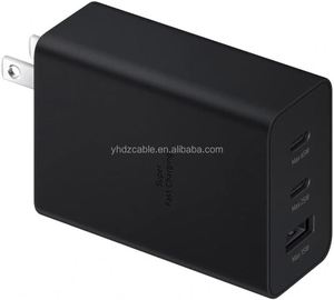 หัวชาร์จเร็ว 65W 3 พอร์ต GAN USB C PD3.0 สำหรับ Samsung Galaxy S24 S25 Ultra Huawei USB QC3.0 สมาร์ทโฟน - Product Image 2