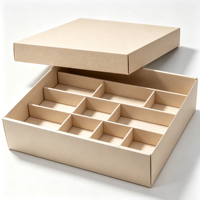 Boîte de rangement en carton ondulé à compartiments multiples avec couvercle, organisateur de cartes à collectionner, écologique, portable, pour cartes de jeu TCG