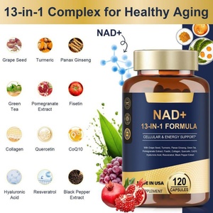 Cápsulas NAD Plus 120 NAD+ 13 en 1, Fuente TK, Artículo Popular Transfronterizo de Amazon, Venta Directa de Fábrica para Antienvejecimiento y Antioxidantes - Product Image 3
