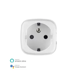 Control remoto de teléfono inteligente de encendido/apagado de una tecla tipo francés 10A Tuya Smart Home Mini enchufe para electrodomésticos