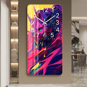 Reloj de Pared de Cristal Etéreo: una Elegancia Atemporal para tu Espacio de Vida, Diseño de Anime y Dibujos Animados - Product Image 4