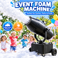 Pulvérisateur Électrique Haute Pression Longue Portée Portable pour Jardin, Canon à Mousse, Machine de Pulvérisation Extérieure pour Fêtes et Parcs d'Attractions