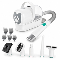 Kit de toilettage pour animaux de compagnie multifonctionnel 7 en 1 de 7 pouces en acier inoxydable personnalisé pour chiens et chats, pour la coupe et le rasage