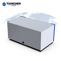 Máquina de Corte Láser de Fibra TIANCHEN de 6000W, Capaz de Cortar Acero Inoxidable y Acero al Carbono de 10mm de Espesor, CNC Automático de 3 Ejes