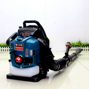 Soplador de Hojas Centrífugo Portátil Industrial de 63.3cc a Gasolina, Refrigerado por Aire, para Limpieza de Jardines - Product Image 1