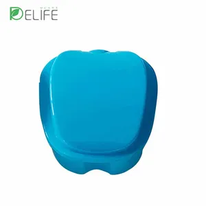 Colorful Dental Orthodontic Denture Box/ Plastic Retainer Case