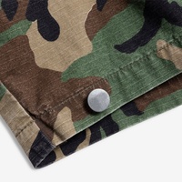 Shorts cargo plissés pour hommes, coupe ample, longueur genou, camouflage, Ripstop, style Diptych Jorts