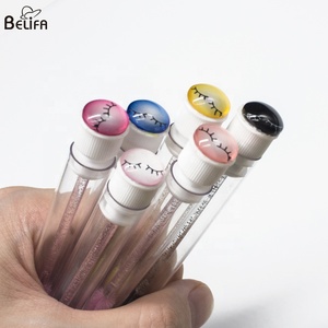 Belifa Offre Spéciale rose cristal double diamant cils baguette tube avec logo mascara baguettes <span class=keywords><strong>tubes</strong></span> <span class=keywords><strong>à</strong></span> <span class=keywords><strong>essai</strong></span> en plastique avec brosse <span class=keywords><strong>à</strong></span> cils brosse - Product Image 2