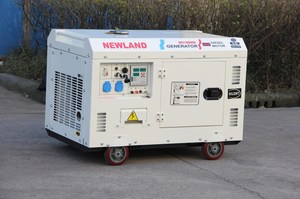 ニューランドシングルフェーズ8.5kw 9kwディーゼル発電機価格ディーゼルエンジンサイレント発電機8.5kw - Product Image 3