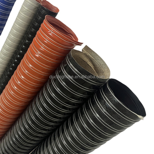 <strong>4</strong> <strong>Inch</strong> Black Brake Duct <strong>Hose</strong> Reel Neoprene Flexible Air Ducting <strong>Silicone</strong> Duct - Product Image 5