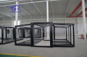 Casa Contenedor Expandible de 40 pies y 20 pies, 2, 3 y 4 Dormitorios, Casa Prefabricada, Casa Modular Móvil, Casa Temporal para Alivio de Terremotos - Product Image 4