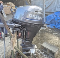Motor Tempel Yamabisi 4 Tak Bensin 6hp 9.8hp 9.9hp 15hp 20hp 25hp 60hp Poros Pendek Tiller Mesin Perahu Pancing