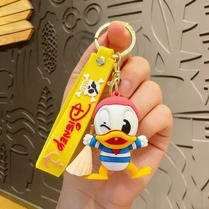 Llavero <span class=keywords><strong>de</strong></span> dibujos animados <span class=keywords><strong>de</strong></span> piratas: <span class=keywords><strong>Mickey</strong></span>, Minnie y Pato Donald, figura colgante para bolso o coche - Product Image 4