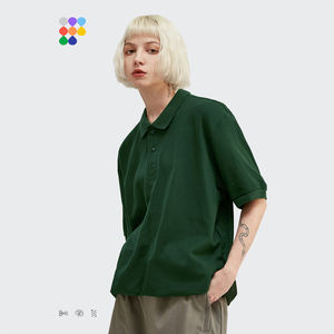 Vente en gros de polos blancs imprimés et brodés 100% coton avec logo personnalisé Chemises polo décontractées et à la mode pour hommes - Product Image 2