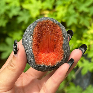 Bán Buôn Tay Khắc Thạch Anh Điểm Với Vibrant Orange <span class=keywords><strong>Red</strong></span> Tinh Thể Khác Pha Lê Thủ Công Mỹ Nghệ - Product Image 4