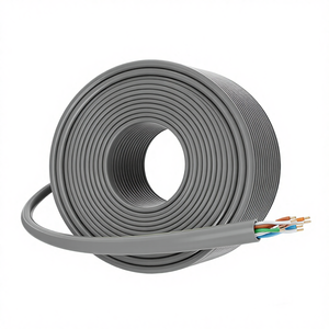Cable de Red para Exteriores Cat5e de 305m en Rollo, Precio por Rollo, 24/26AWG 0.5mm UTP Blindado CCA PVC, Longitud Personalizada, Fabricante Chino - Product Image 1