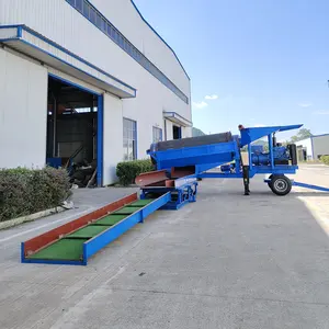 Small Scale Mobile Portable Alluvial Gold Trommel Washing Gold Mining Equipment Factory For Sale
