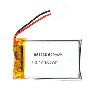 Batería de Iones de Litio 851735 de 500 mAh y 3.7 V, OEM Original de Fábrica, Polímero, Venta al por Mayor, Buena Calidad, Gran Capacidad - Product Image 2