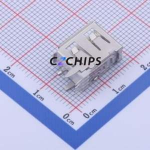 906-552A1014D10200 USB Connector Through hole Component (THT) Connector Type-A USB 2.0 Female Side Insert - Product Image 2