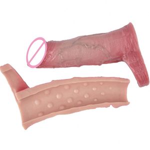 Juguetes Sexuales para Adultos, Funda para Pene, Extensor Realista de Silicona para Erección, Alargamiento y Agrandamiento del Pene - Product Image 4