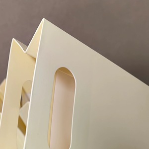맞춤형 로고 다이컷 종이 포장 가방 안경 및 시계용 아이보리 보드 옵셋 인쇄 - Product Image 3