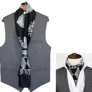 Novedad personalizada para hombre colorido doble cara corbata <span class=keywords><strong>Ascot</strong></span> corbata bufanda para fiesta de negocios - Product Image 6