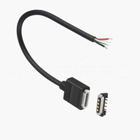 Cable de Carga Magnético de 4 Pines HytePro M589 con Diseño Anti-Pérdida y Carga Rápida para Dispositivos IoT y Electrónica Portátil