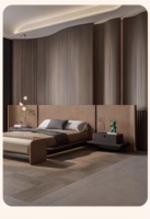 Ventes directes d'usine Grain de bois panneau mural en bambou décoratif étanche à l'humidité panneau solide pour bureau et salon