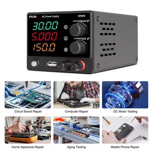 TTLTES 305MS แหล่งจ่ายไฟปรับได้ 30V 5A 150W แรงดันไฟฟ้าขาเข้า 220V กำลังไฟขาออก 150W พร้อมหน้าจอ LED แสดงผล แหล่งจ่ายไฟแบบสวิตชิ่งเดี่ยว 150W - Product Image 5