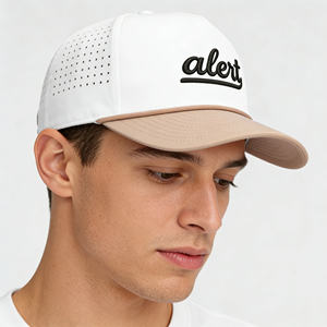 Nueva Gorra <span class=keywords><strong>de</strong></span> Golf <span class=keywords><strong>de</strong></span> Moda Personalizada con Logotipo Bordado en 3D, 5 Paneles, Poliéster, Perforada, con Cierre a Presión, Gorra <span class=keywords><strong>de</strong></span> Béisbol - Product Image 4