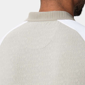 Vente en gros de polos de golf pour hommes en coton polyester, impression personnalisée, broderie de logo, ensemble de polos et shorts de golf - Product Image 4