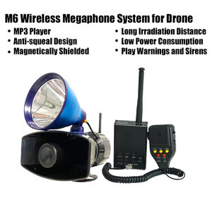 Foxtech M6 <b>Wireless</b> UAV Megaphone With Led <b>Lamp</b> for Search and - Product Image 2