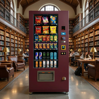 Distributeur automatique de boissons le plus vendu en Europe - Mini distributeur automatique de snacks pour aliments et boissons avec paiement en espèces et par carte