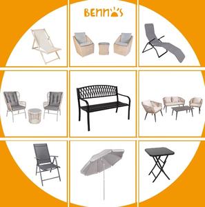 Table de jardin pliable moderne en aluminium plein, durable, de style ferme, pour cour et hôtel, de la marque <span class=keywords><strong>BENNOS</strong></span> - Product Image 4