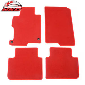 พรมปูพื้นสำหรับฮอนด้า แอคคอร์ด 4 ประตู 13-17 ไลเนอร์ด้านหน้าด้านหลังกำมะหยี่สีแดงพรมกันลื่น 4 ชิ้น - Product Image 1