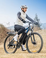 Double batterie 750W 65NM pour Duotts C29 21 Speed Electric Mountain Bike for Cross Country Riding Shipped European