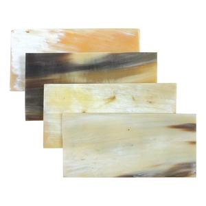 แผ่นเกล็ดเขาควายธรรมชาติพร้อมขาตั้งสำหรับมีดสั่งทำในราคาขายส่ง - Product Image 3